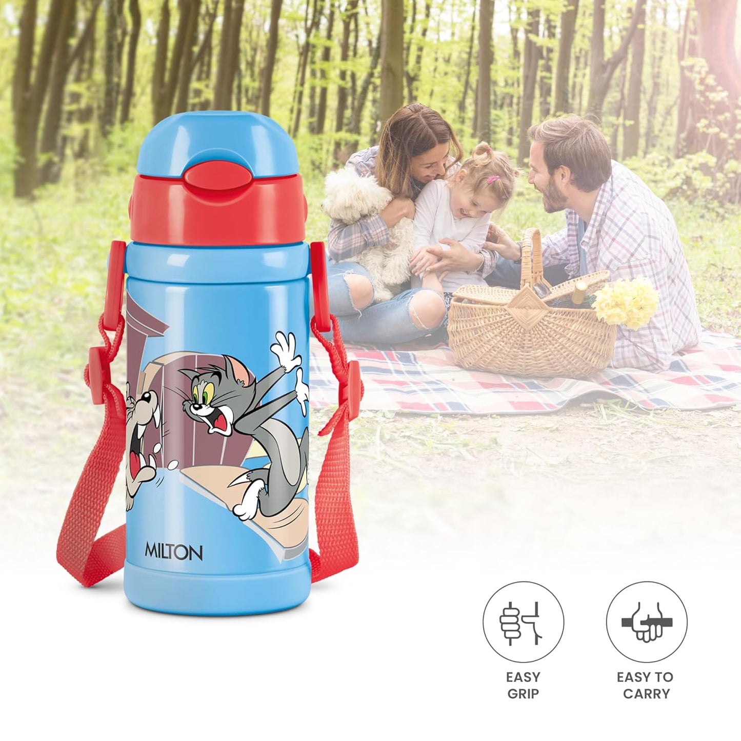 Milton Charmy Thermosteel Kids Water Bottle | 1 Pc