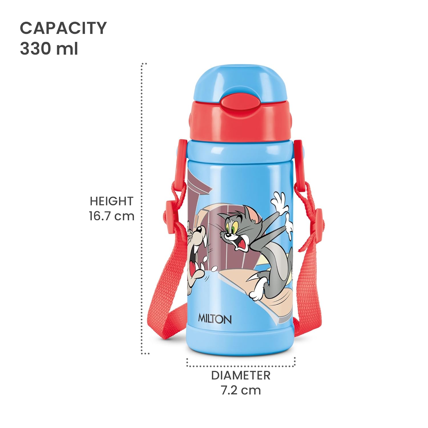 Milton Charmy Thermosteel Kids Water Bottle | 1 Pc