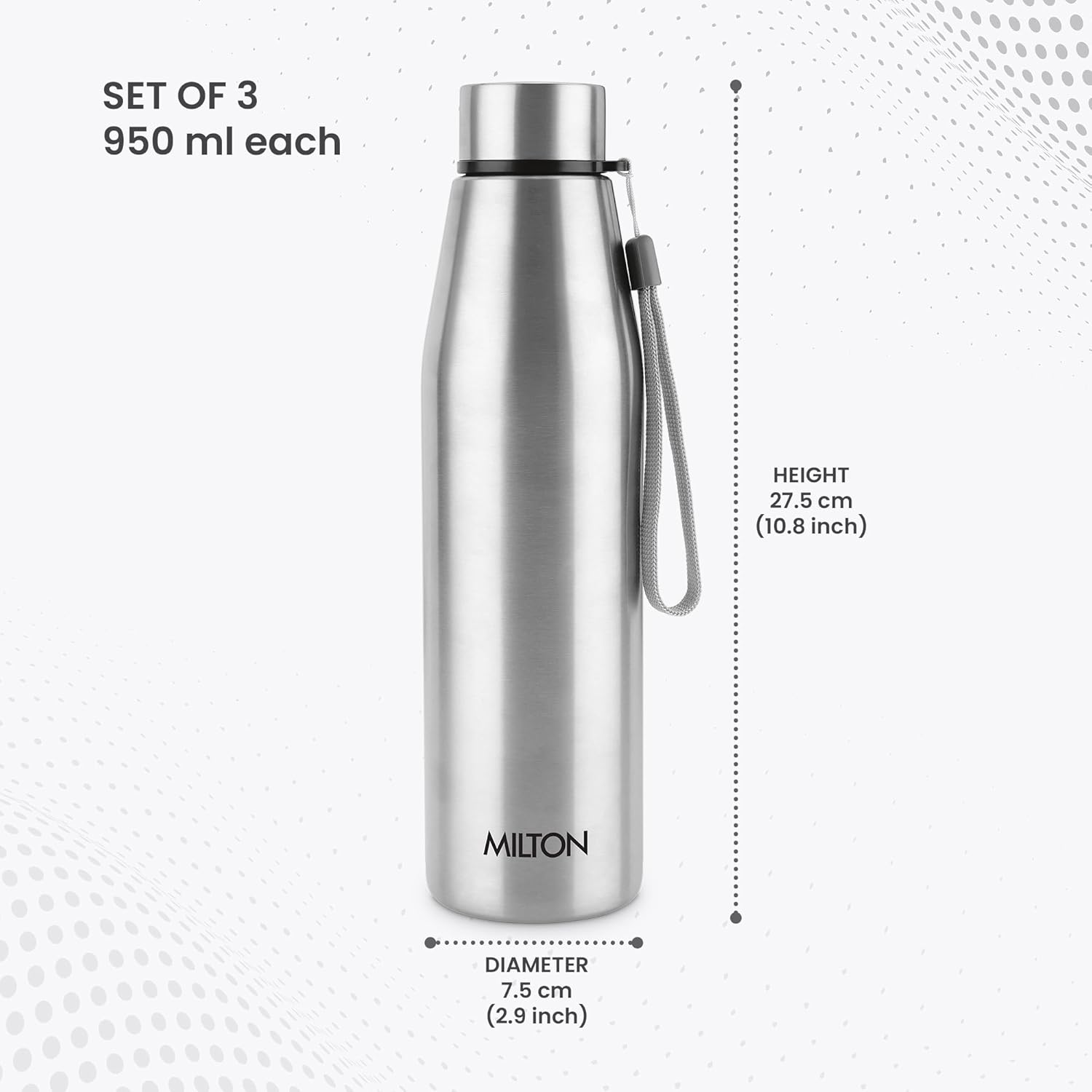 Milton Drift 1000 Stainless Steel Water Bottle | 1 Pc