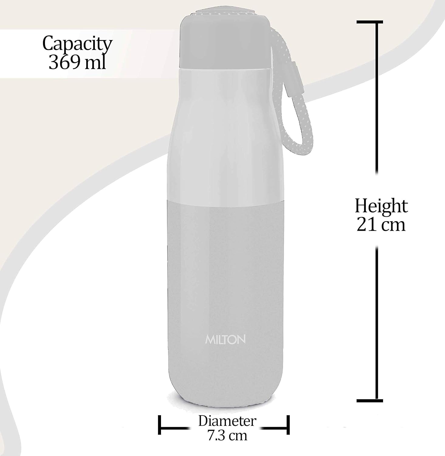 Milton Eminent Thermosteel Hot and Cold Water Bottle | 1 Pc