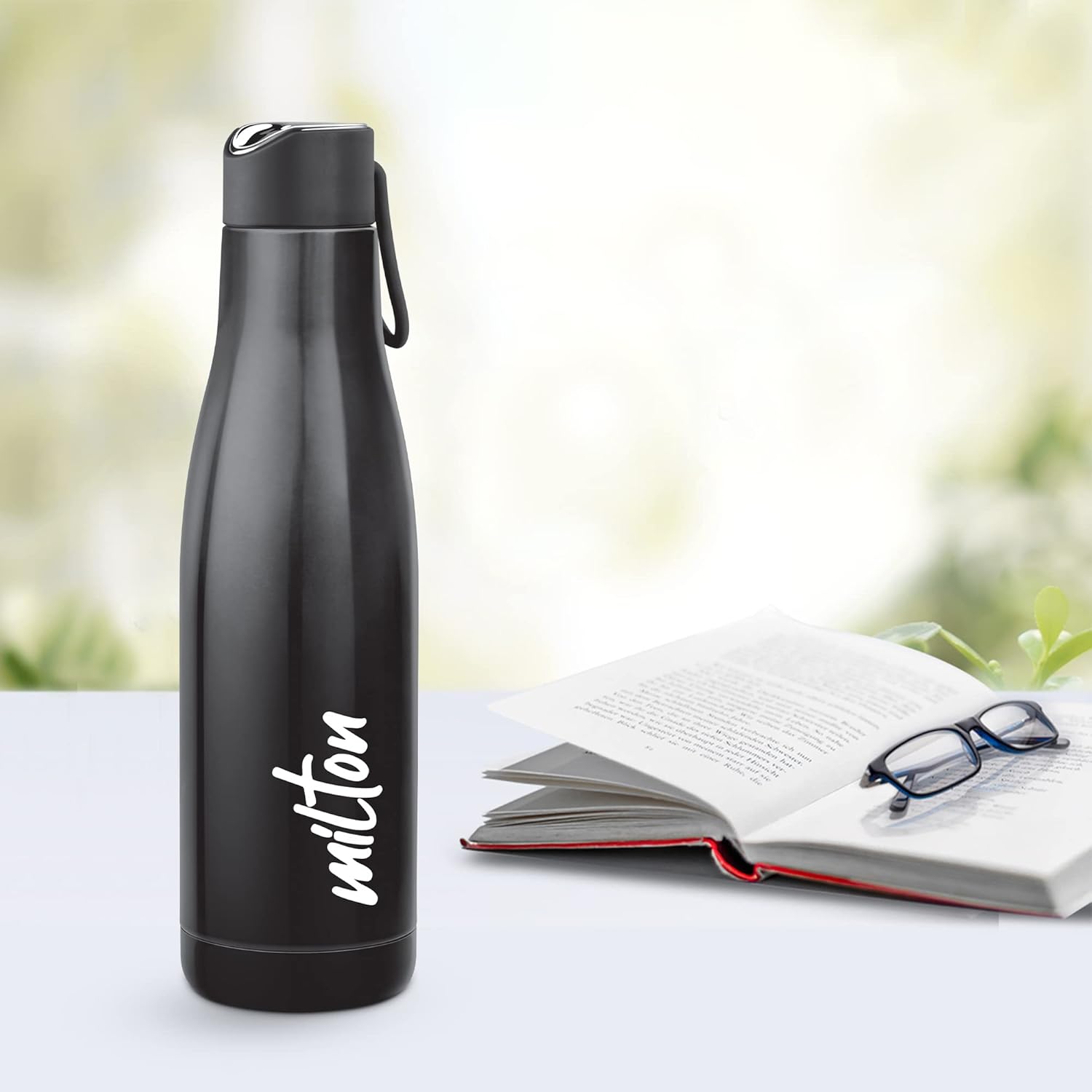 Milton Fame Stainless Steel 24 Hours Hot and Cold Water Bottle | 1 Pc