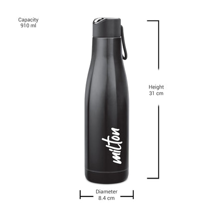 Milton Fame Stainless Steel 24 Hours Hot and Cold Water Bottle | 1 Pc