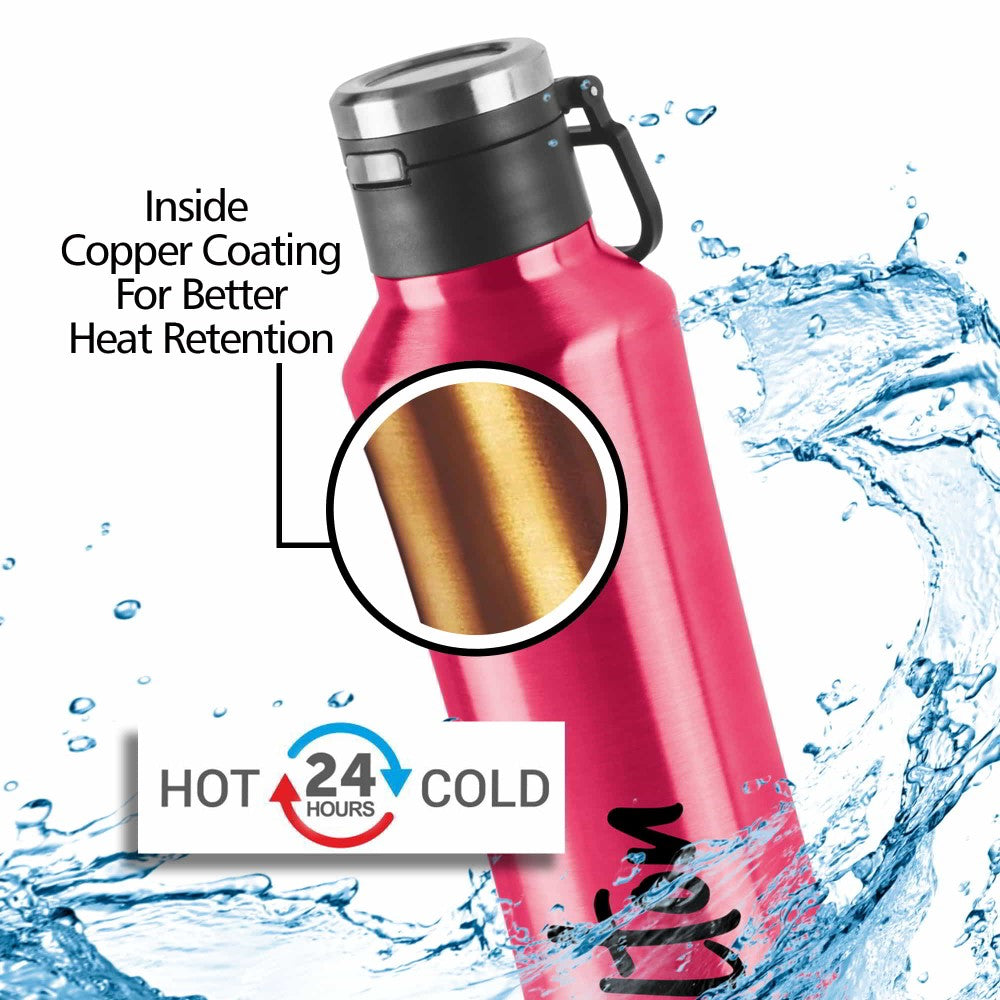 Milton Gulp Thermosteel 24 Hours Hot or Cold Water Bottle | 1 Pc