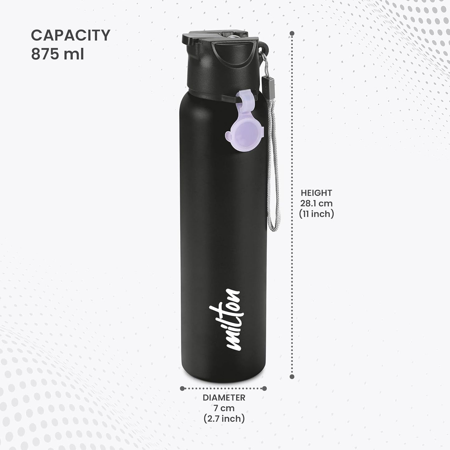 Milton Sipstar Stainless Steel Water Bottle | 1 Pc