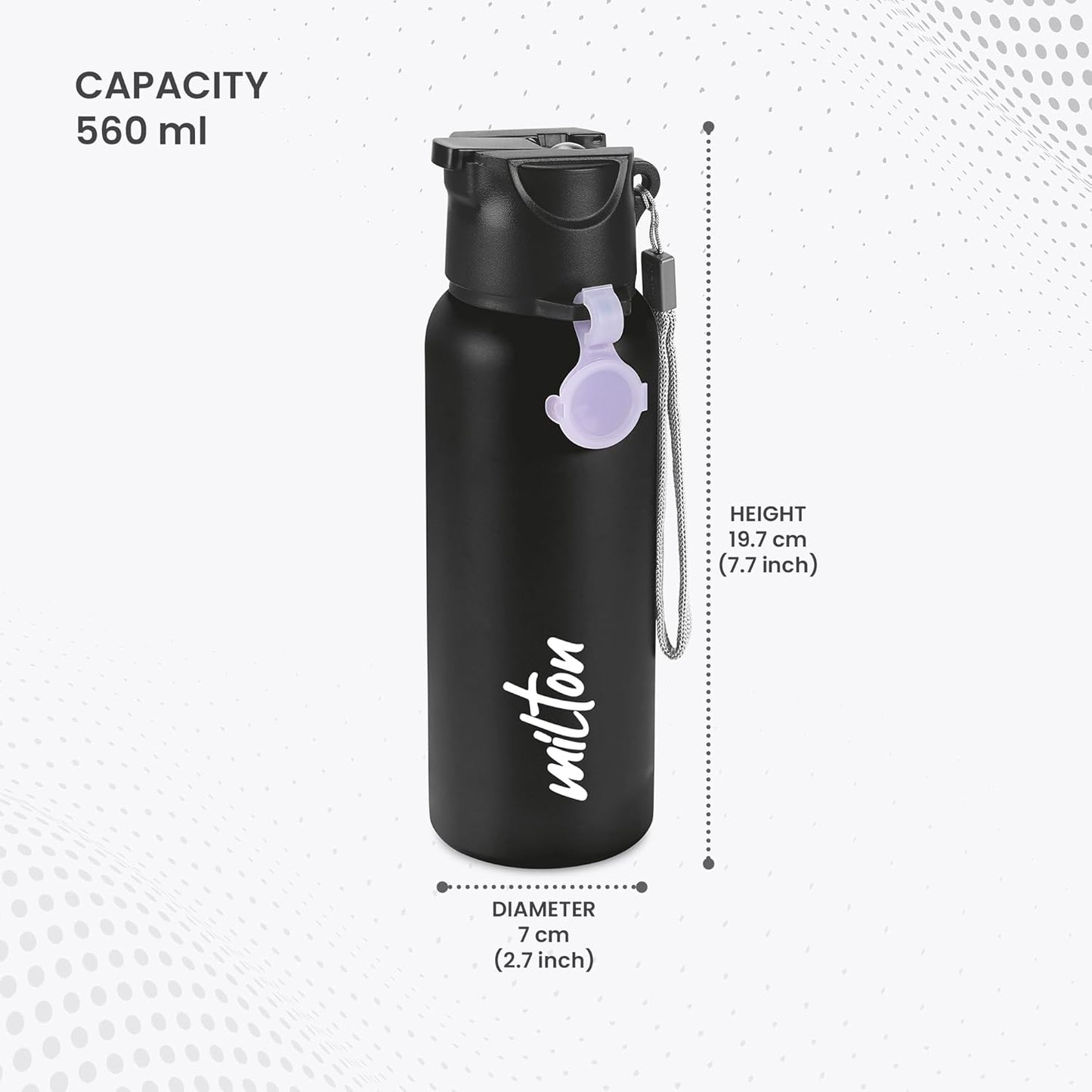 Milton Sipstar Stainless Steel Water Bottle | 1 Pc