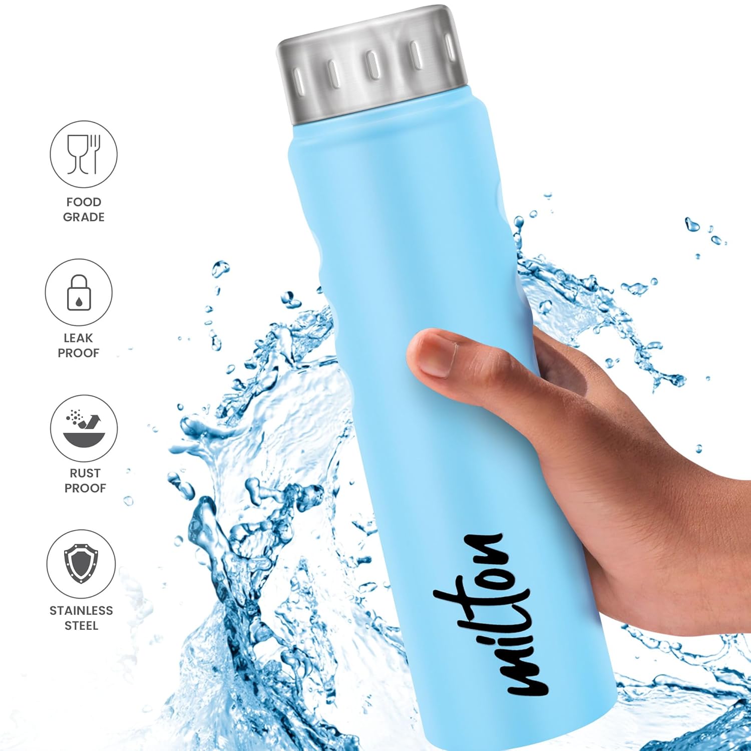 Milton Stream Stainless Steel Water Bottle | 1 Pc