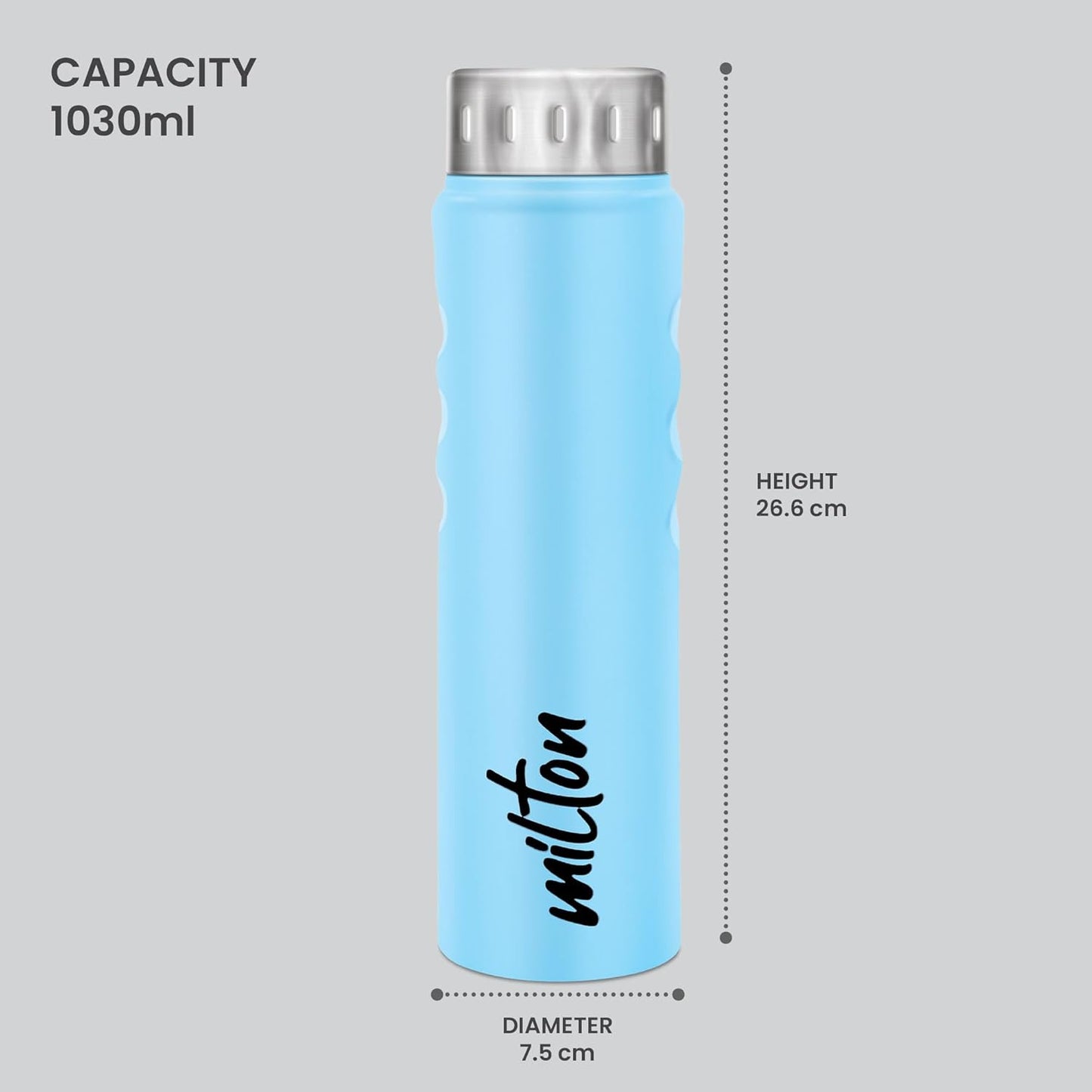 Milton Stream Stainless Steel Water Bottle | 1 Pc