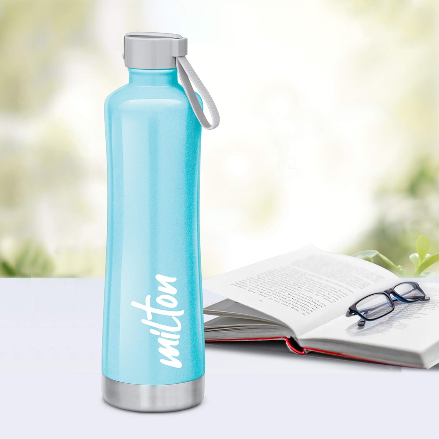 Milton New Tiara Stainless Steel 24 Hours Hot and Cold Water Bottle | 1 Pc