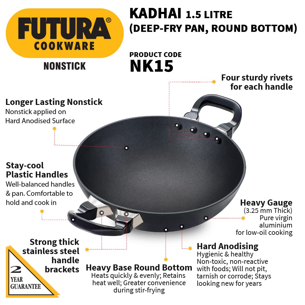 Hawkins Futura Non-Stick Deep Fry Pan - 4