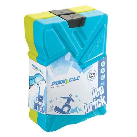 Pinnacle Brand Reusable Long Lasting Freezer ice Bricks | 2 Piece | 600ML |