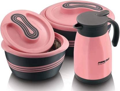 Pinnacle Palazio 3-Piece Premium Gift Set - Includes 2 Insulated Casseroles and 1 Stylish Carafe | Perfect for Gifting on Special Occasions