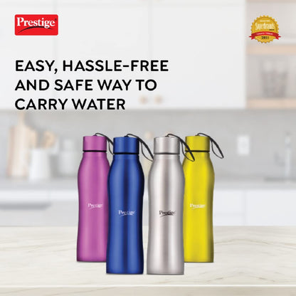 Prestige Stainless Steel PSWBC 08 1000 ML Water Bottle | Assorted | 1 Pc