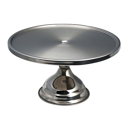 Rasoishop Stainless Steel Cake Stand | Silver - 1
