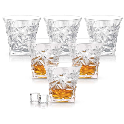 Treo by Milton Regal On The Rocks 280 Glass Tumbler | Transparent | Set of 6 Pcs