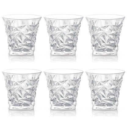 Treo by Milton Regal On The Rocks 280 Glass Tumbler | Transparent | Set of 6 Pcs