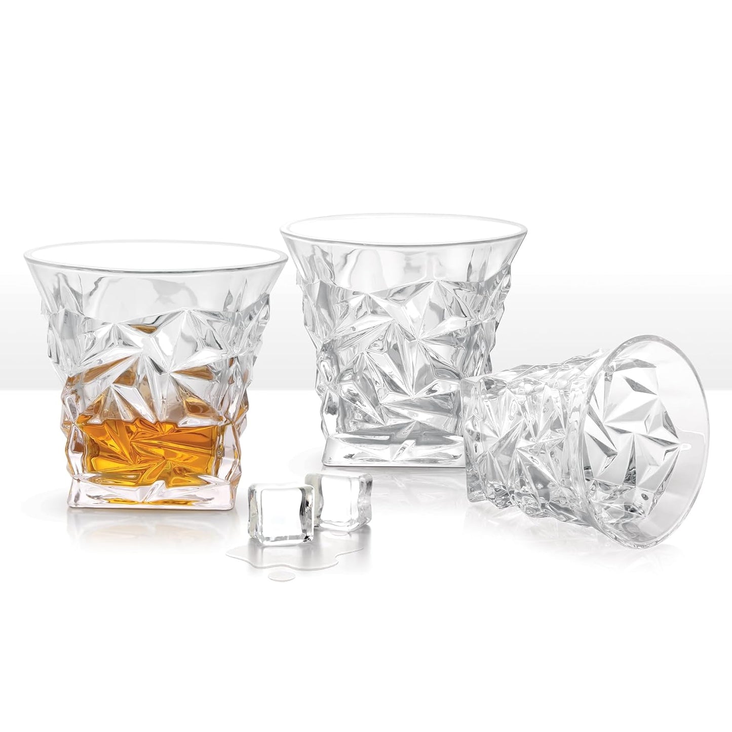 Treo by Milton Regal On The Rocks 280 Glass Tumbler | Transparent | Set of 6 Pcs