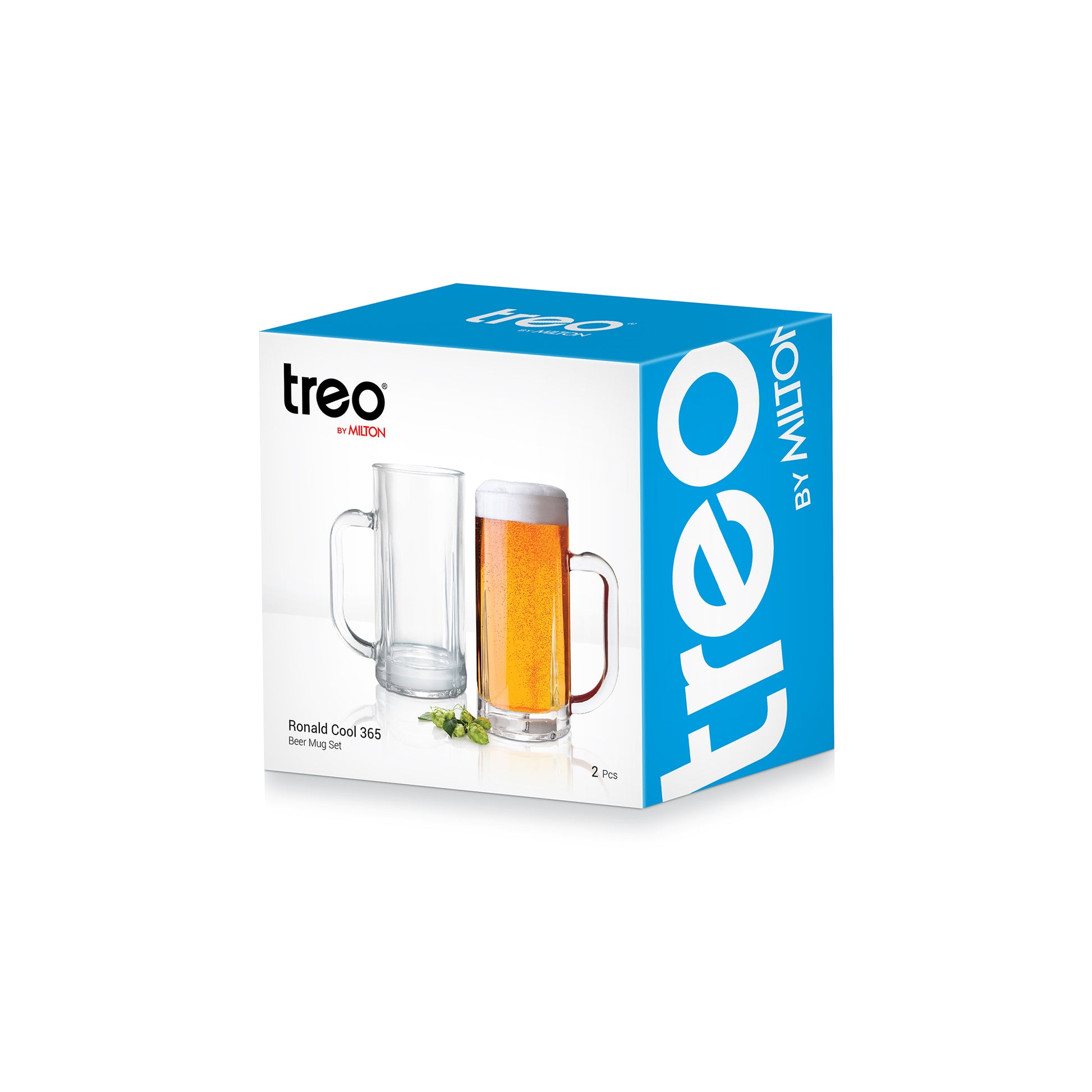 Treo by Milton Ronald Cool Beer Mug | Set of 2 Pcs