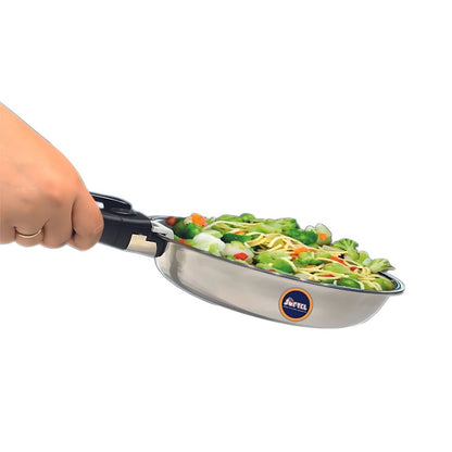Softel Tri-Ply Stainless Steel Fry Pan with Removable Handle | Gas & Induction Compatible  - 1