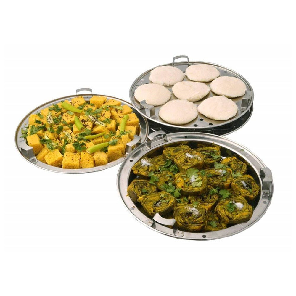 NAVRATRI COMBO #7 - Softel Stainless Steel 1 Ltr Pressure Cooker  + Softel Stainless Steel Small Multi Kadai