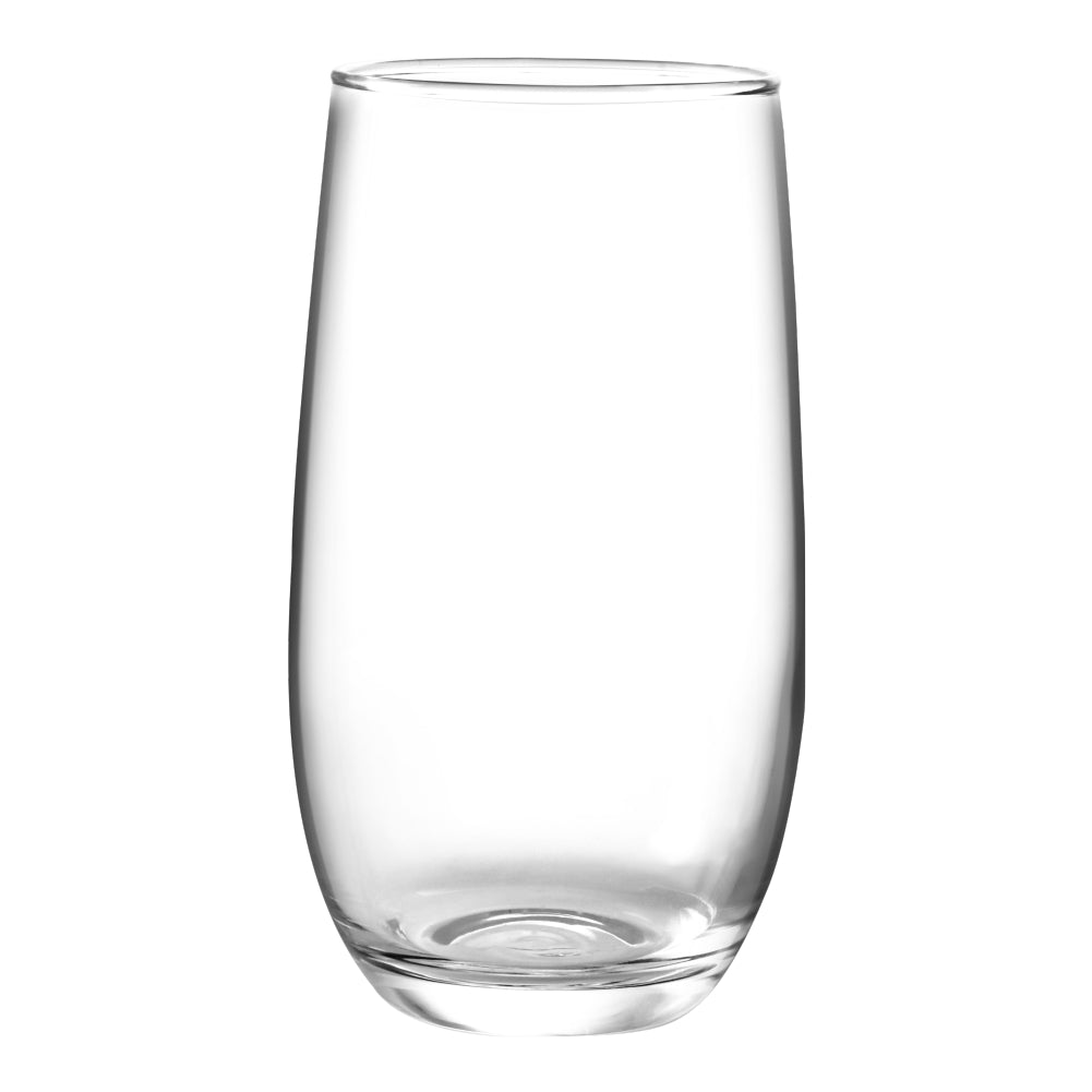 Treo by Milton Sphero On The Rocks 380 Glass Tumbler | Transparent | Set of 6 Pcs