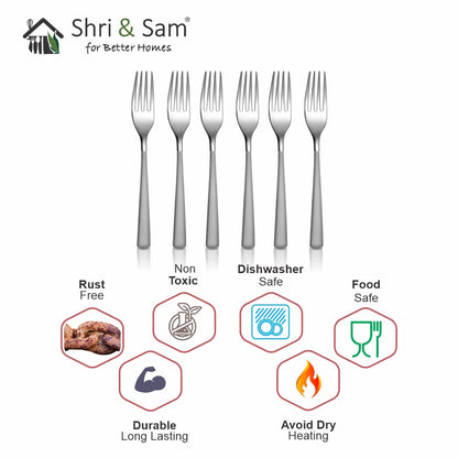 Shri & Sam GSW Plain Desert Fork Set of 6