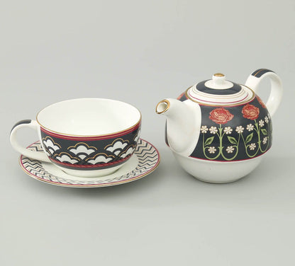 India Circus Gruidae's Trance Tea Set | Set of 3 Pcs