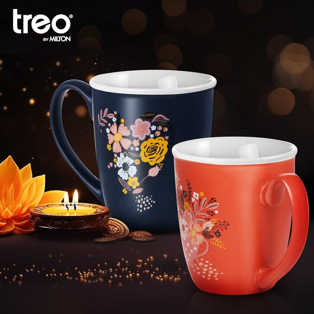 Treo Anthos Ceramic 380 ML Mug - 6