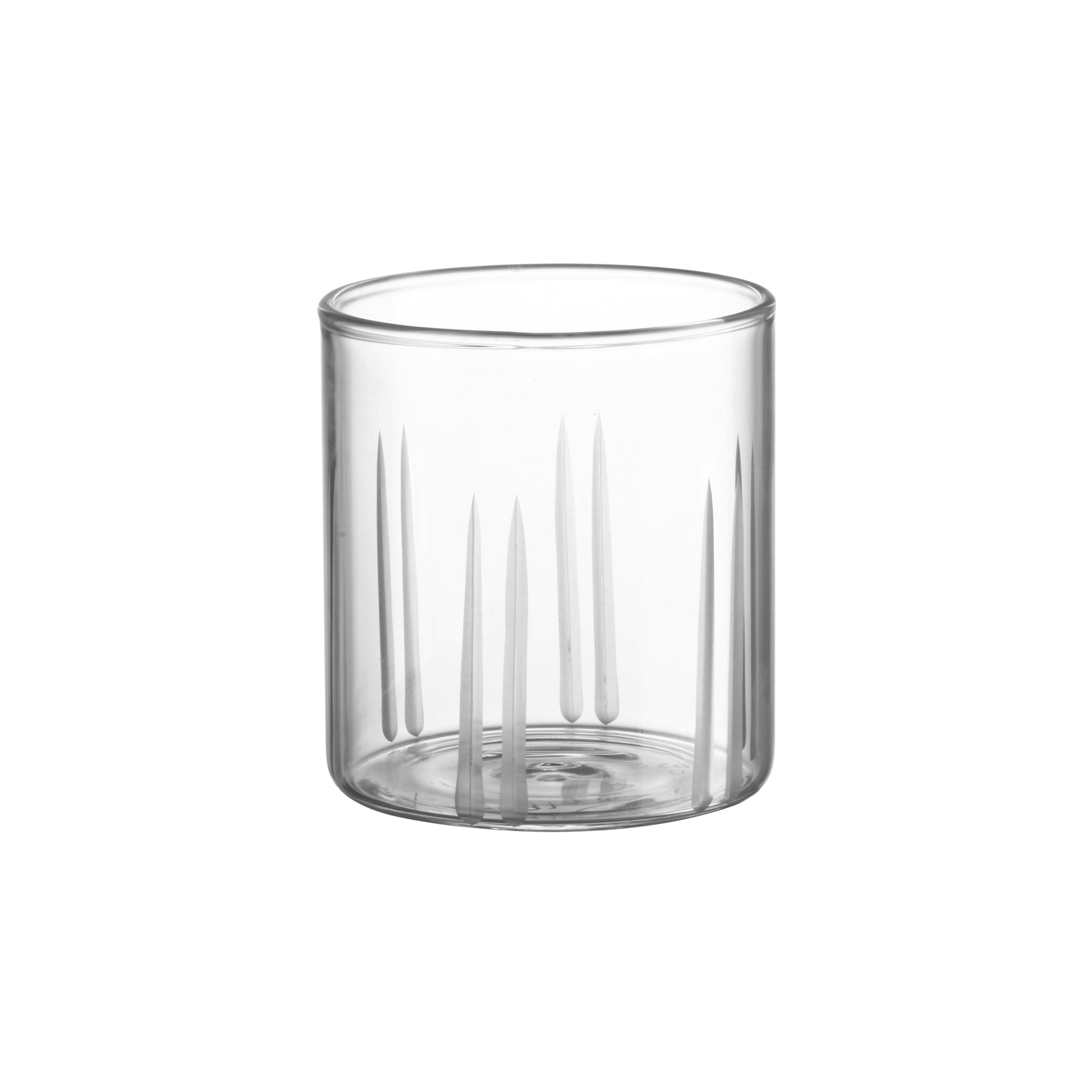 Treo by Milton Vector On The Rocks 350 Glass Tumbler | Transparent | Set of 6 Pcs