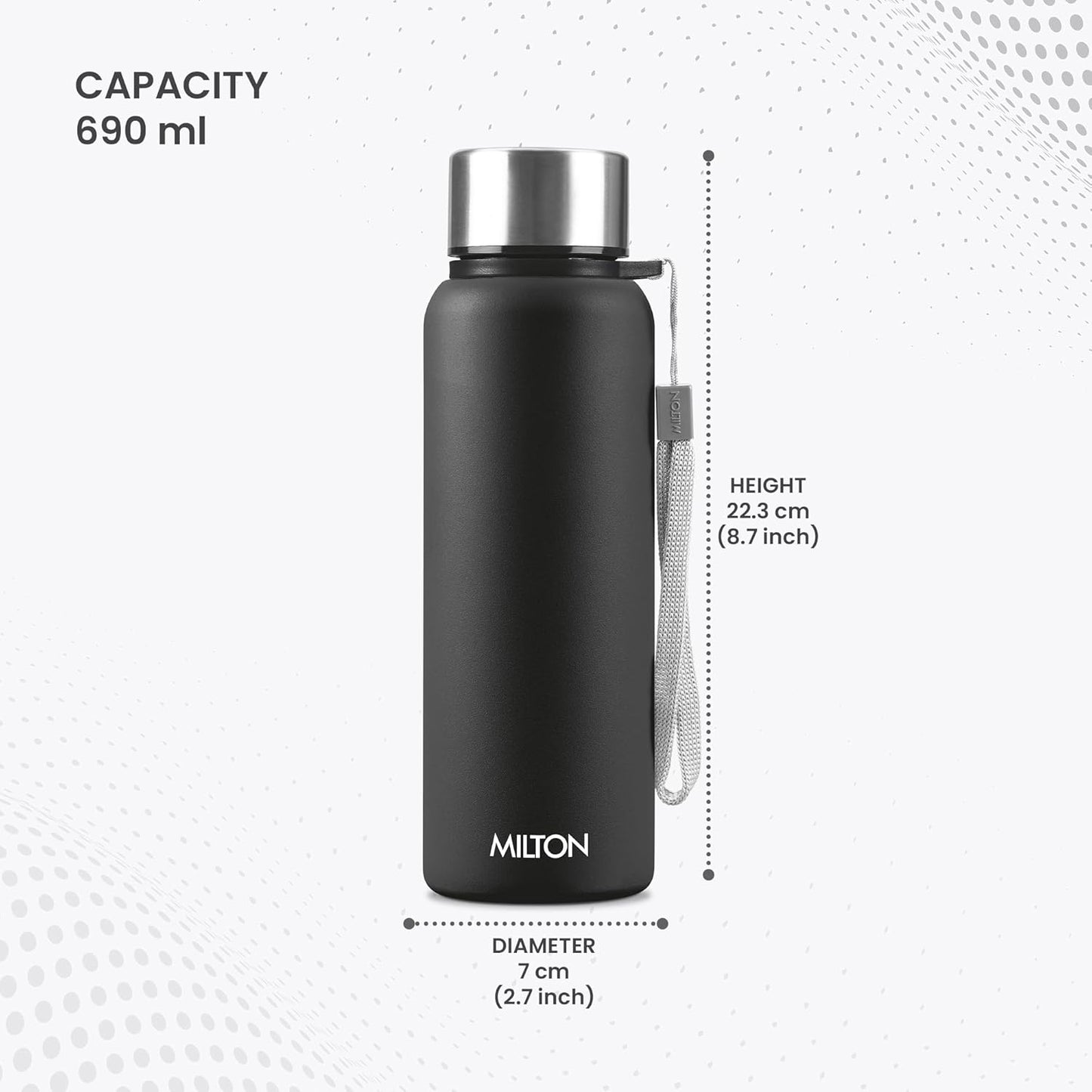 Milton Brim Stainless Steel Water Bottle | 1 Pc