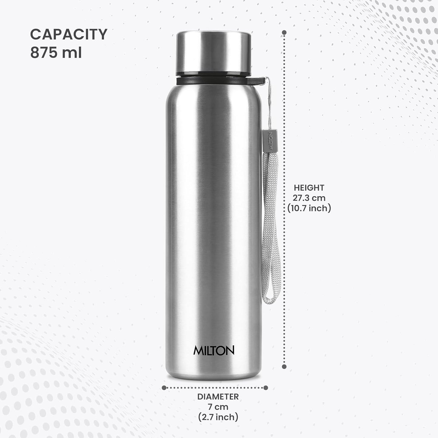 Milton Brim Stainless Steel Water Bottle | 1 Pc