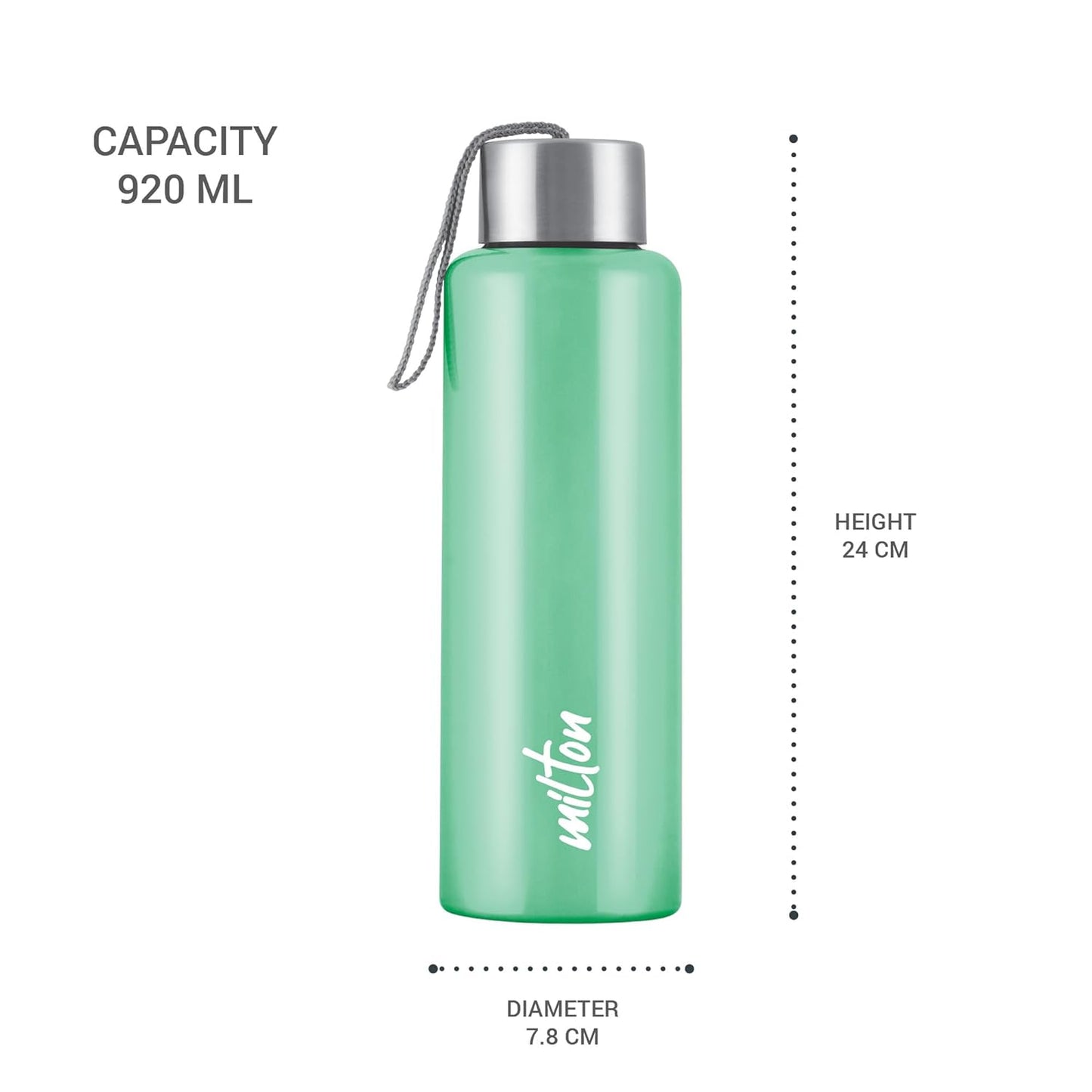 Milton 1000 Glim Stainless Steel Water Bottle | 1 Pc