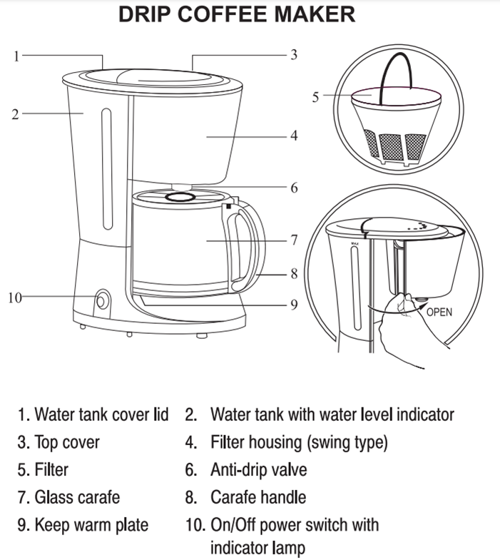 NAVRATRI COMBO #1 - Prestige Coffee Maker + Oasis Coffee Mug Flair Set of 6