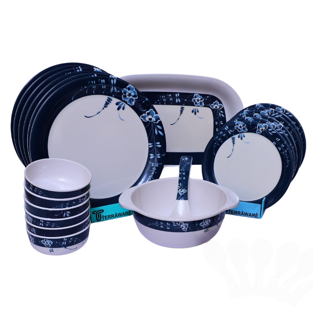 Terraware Spanish Art Round Dinner Set - 1