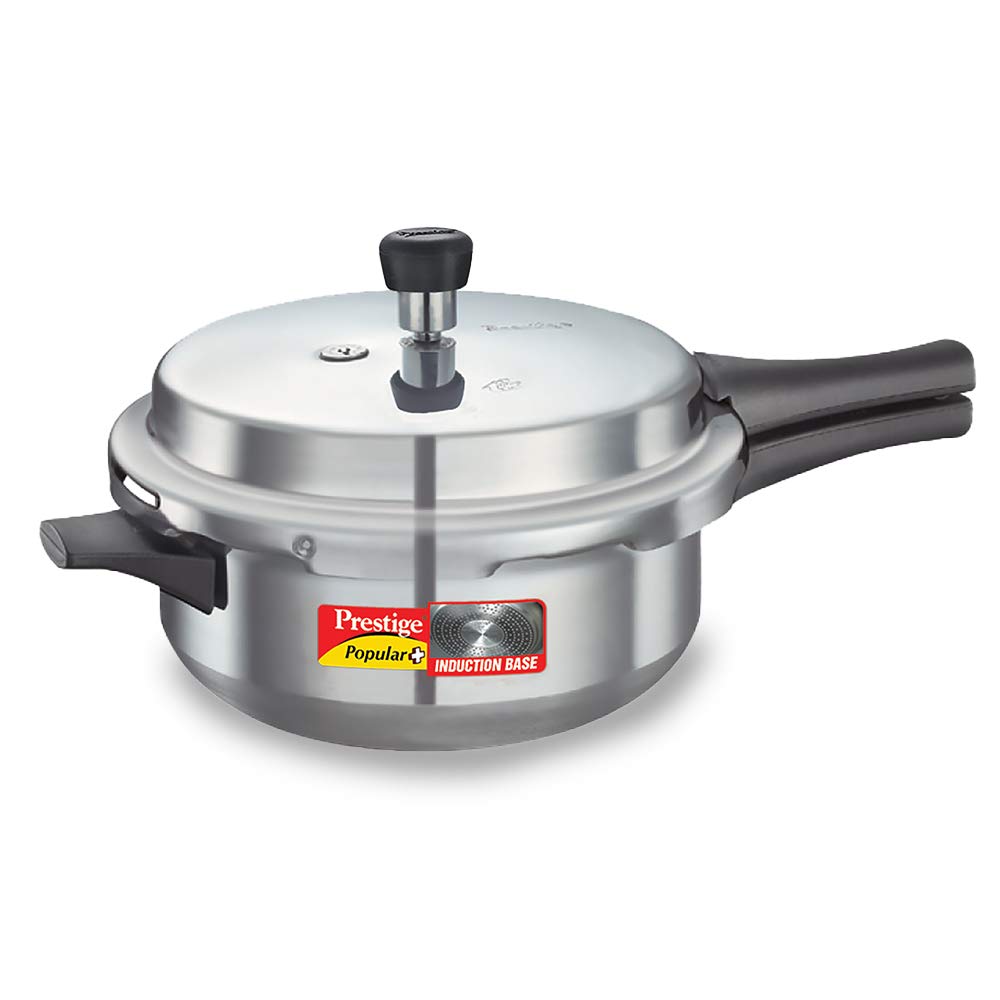 Prestige Popular Plus Induction Base Aluminium Pan Pressure Cookers