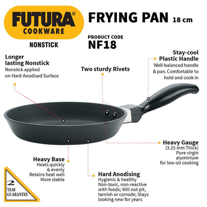 Hawkins Futura Non-Stick Frying Pan Without Lid - 3