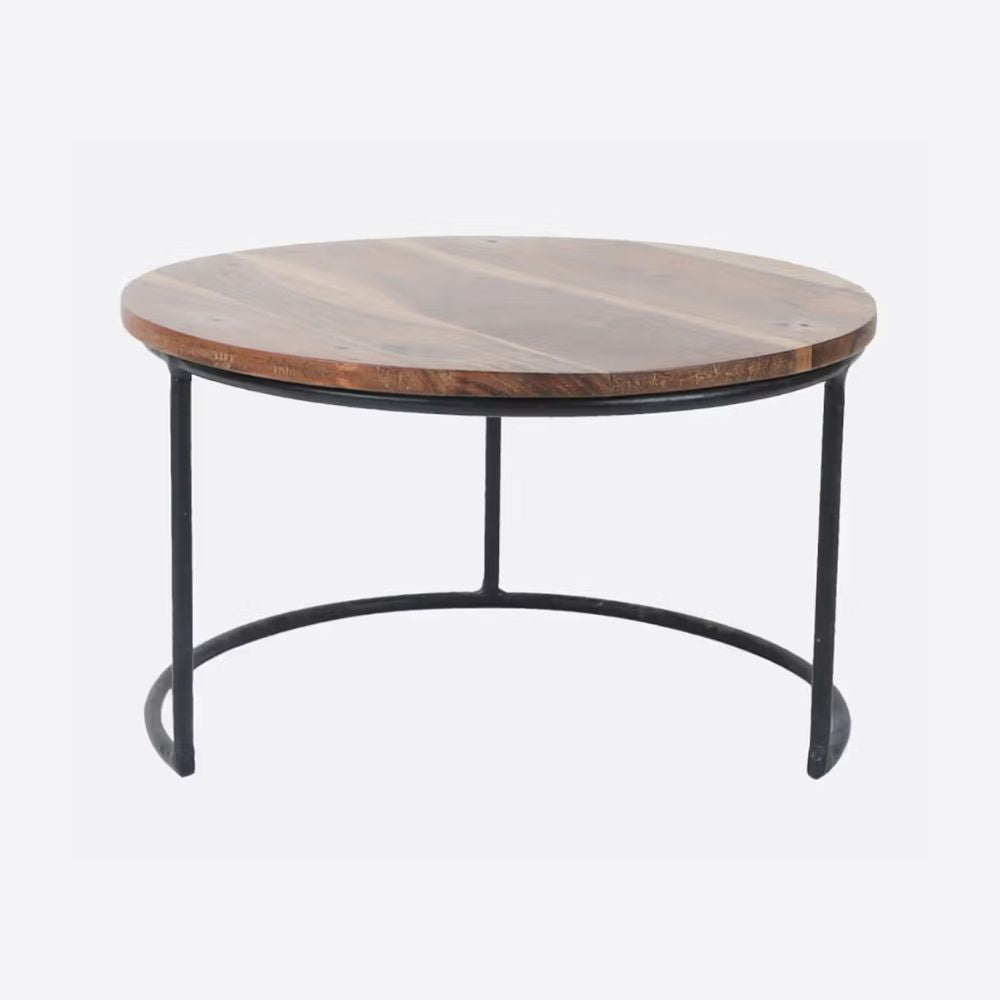 Softel Wooden Cake Stand with Metal Legs - 2