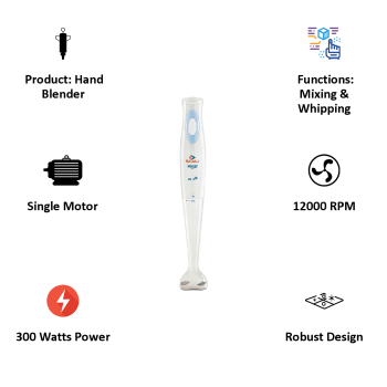 Bajaj HB10 300-Watt Hand Blender