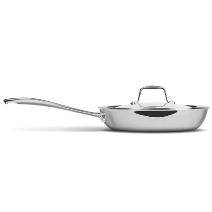 Treo Triply Stainless Steel Fry Pan with Lid - 24 cm - 11