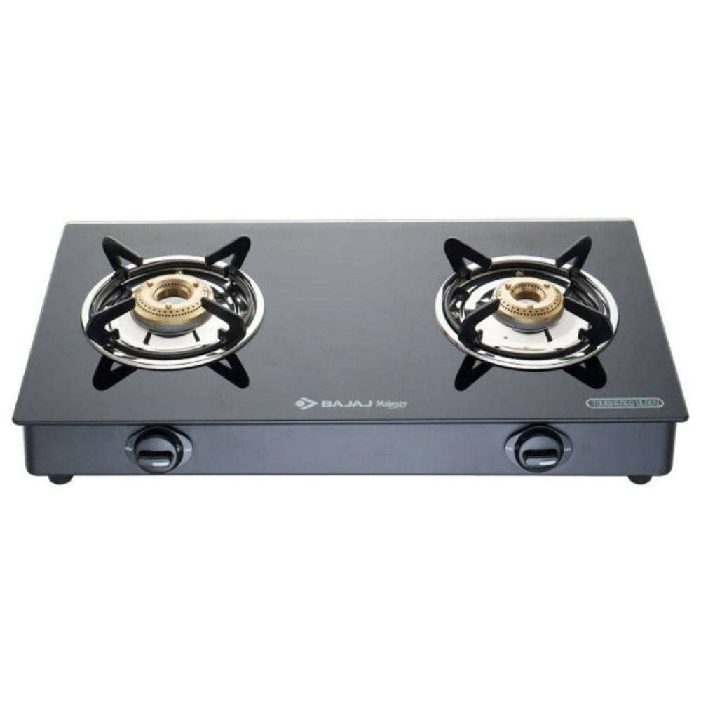 Bajaj GP6 2 Burner Glass Top Gas Stove - 2BRGP6 - 1