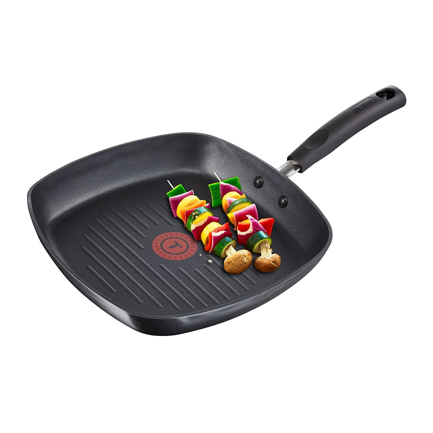 Tefal Ceremony Induction Base Non-Stick Aluminium Grill Pan, 1.8 Liters/26 cm, Black