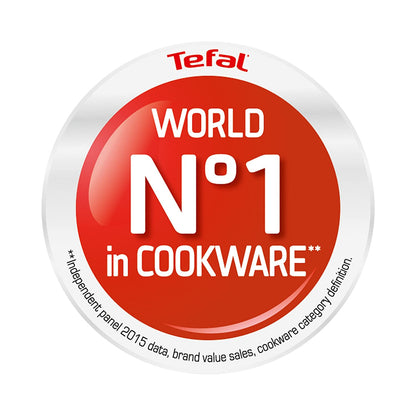 Tefal Ceremony Induction Base Non-Stick Aluminium Grill Pan, 1.8 Liters/26 cm, Black