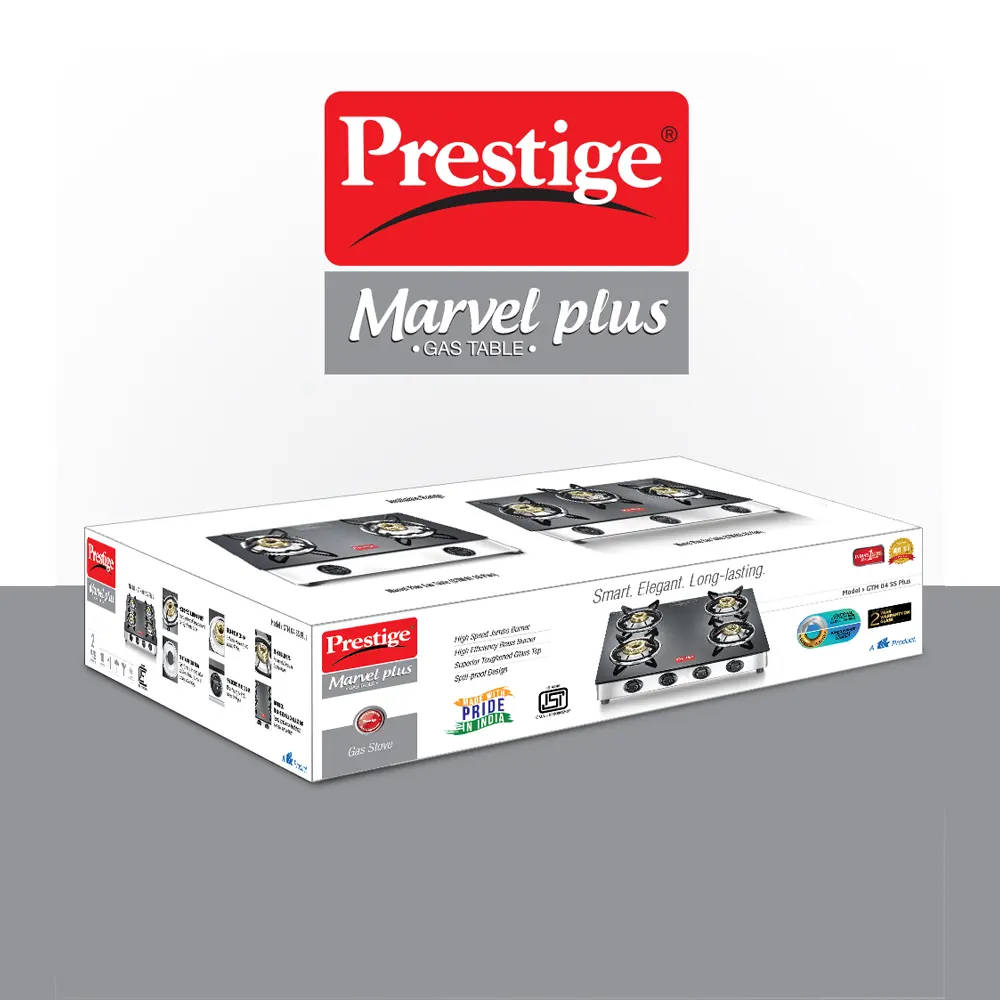Prestige Marvel Plus GTM 04 SS Plus| 4 बर्नर