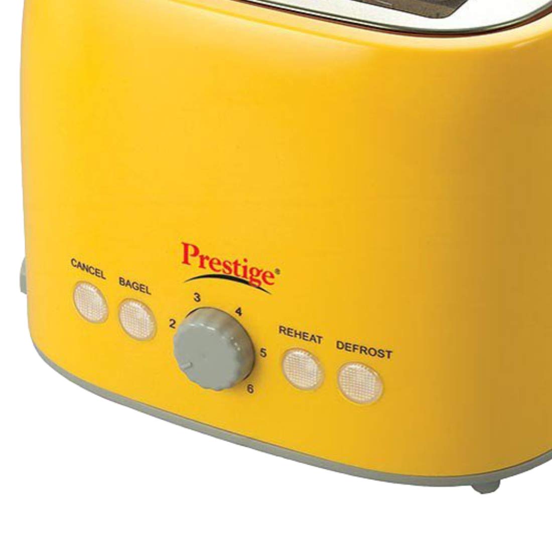 Prestige PPTPKY 850 Watt Pop-Up Toaster (Yellow) | Must for Healthy breakfast | Buy from www.rasoishop.com | Prestige