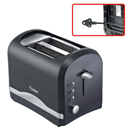 Prestige PPTPKB 800-Watt Pop-up Toaster, Black