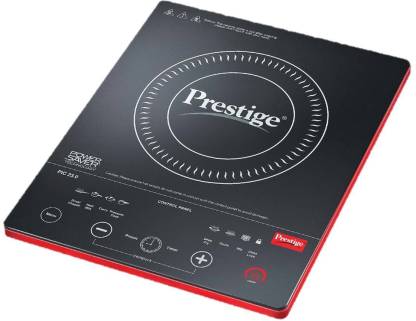 Prestige PIC 23.0 1900 Watt इंडक्शन कुकटॉप (काळा, लाल) 