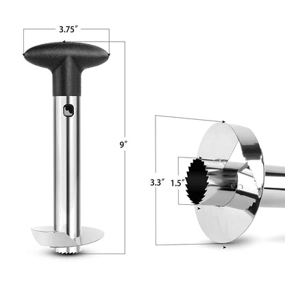 Classy Touch Pineapple Corer with Slicer | 1 Pc