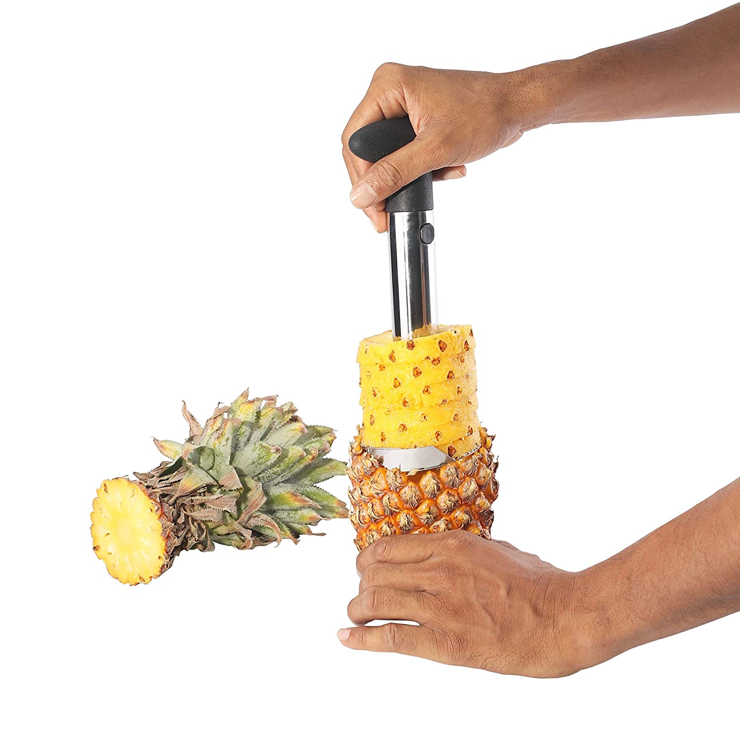 Classy Touch Pineapple Corer with Slicer | 1 Pc