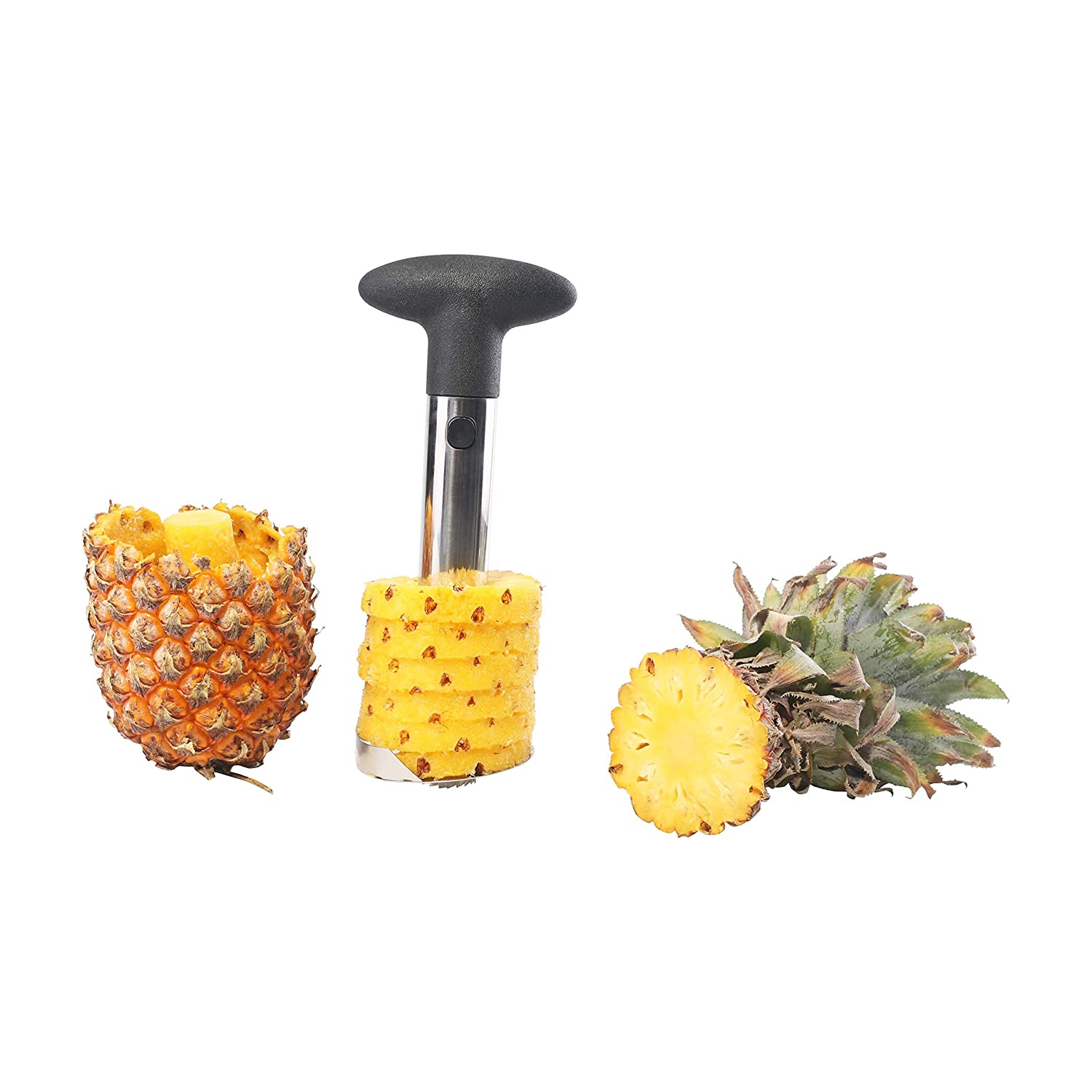 Classy Touch Pineapple Corer with Slicer | 1 Pc