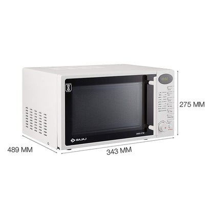 Bajaj 2005 ETB 20 Litres Grill Microwave Oven with Jog Dial - 490036 - 3