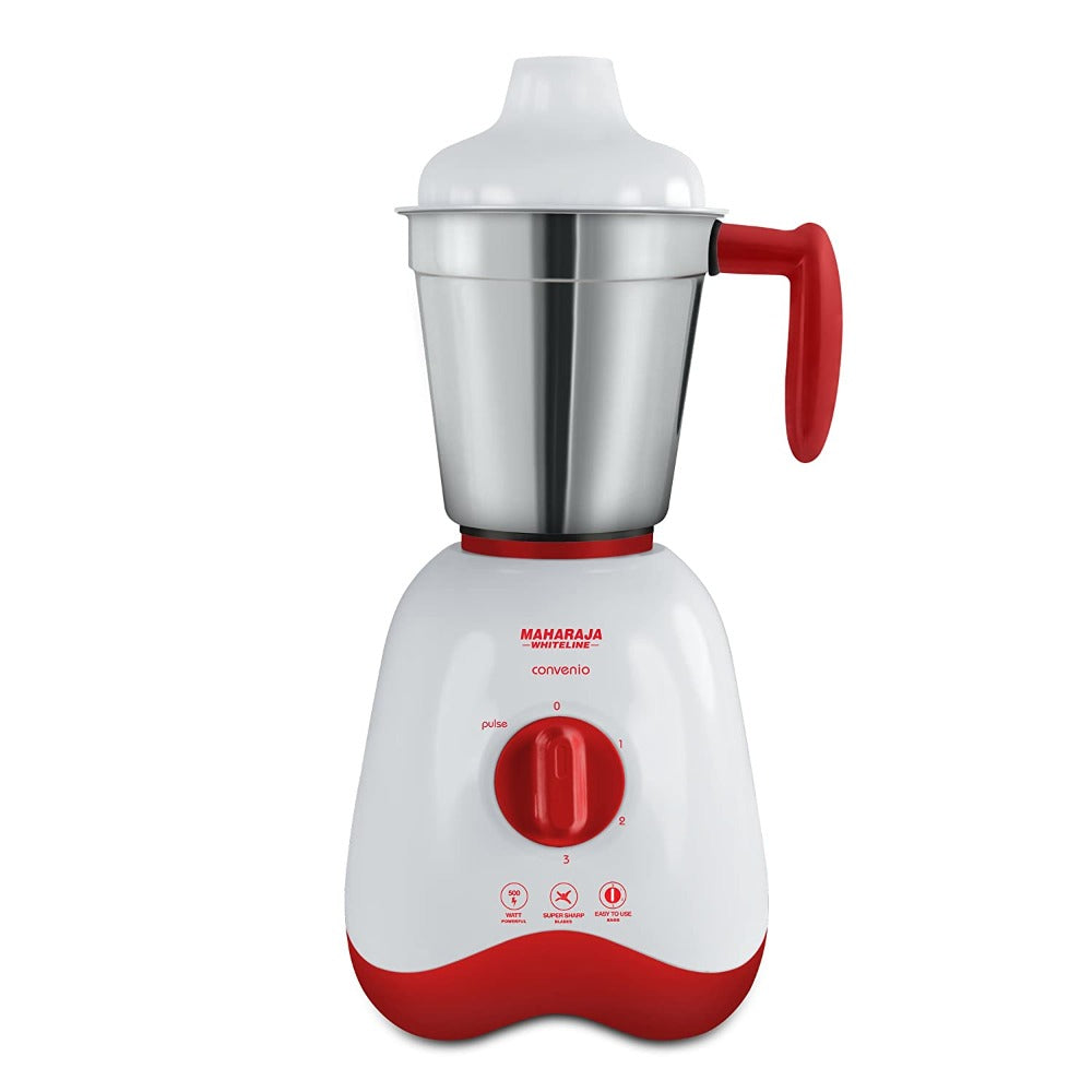 Maharaja Whiteline 500 Watts Convenio Mixer Grinder With 3 Jars - MX-162 - 3